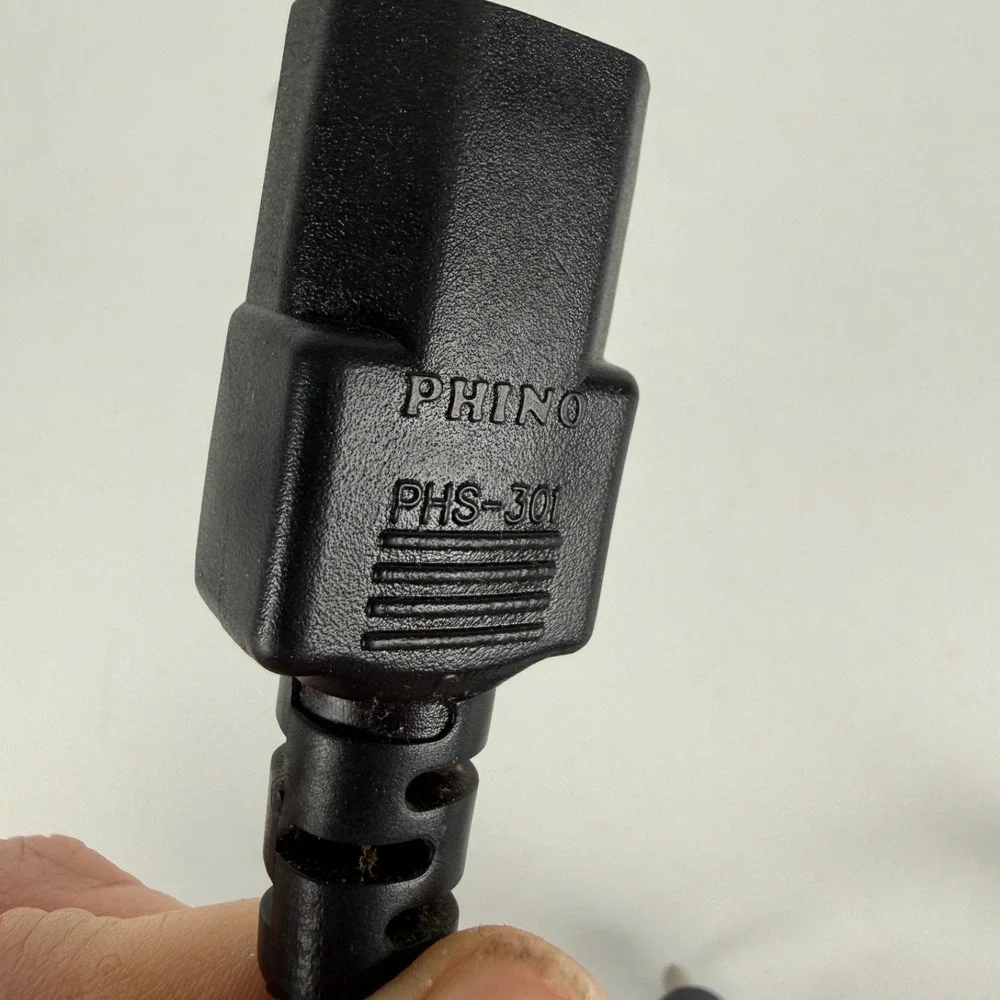 Phino Electric CO power cord with a part number E94216 Black